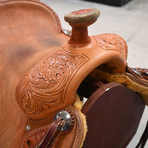 14" USED TESKEY'S RANCH SADDLE Saddles TESKEY'S SADDLERY LLC