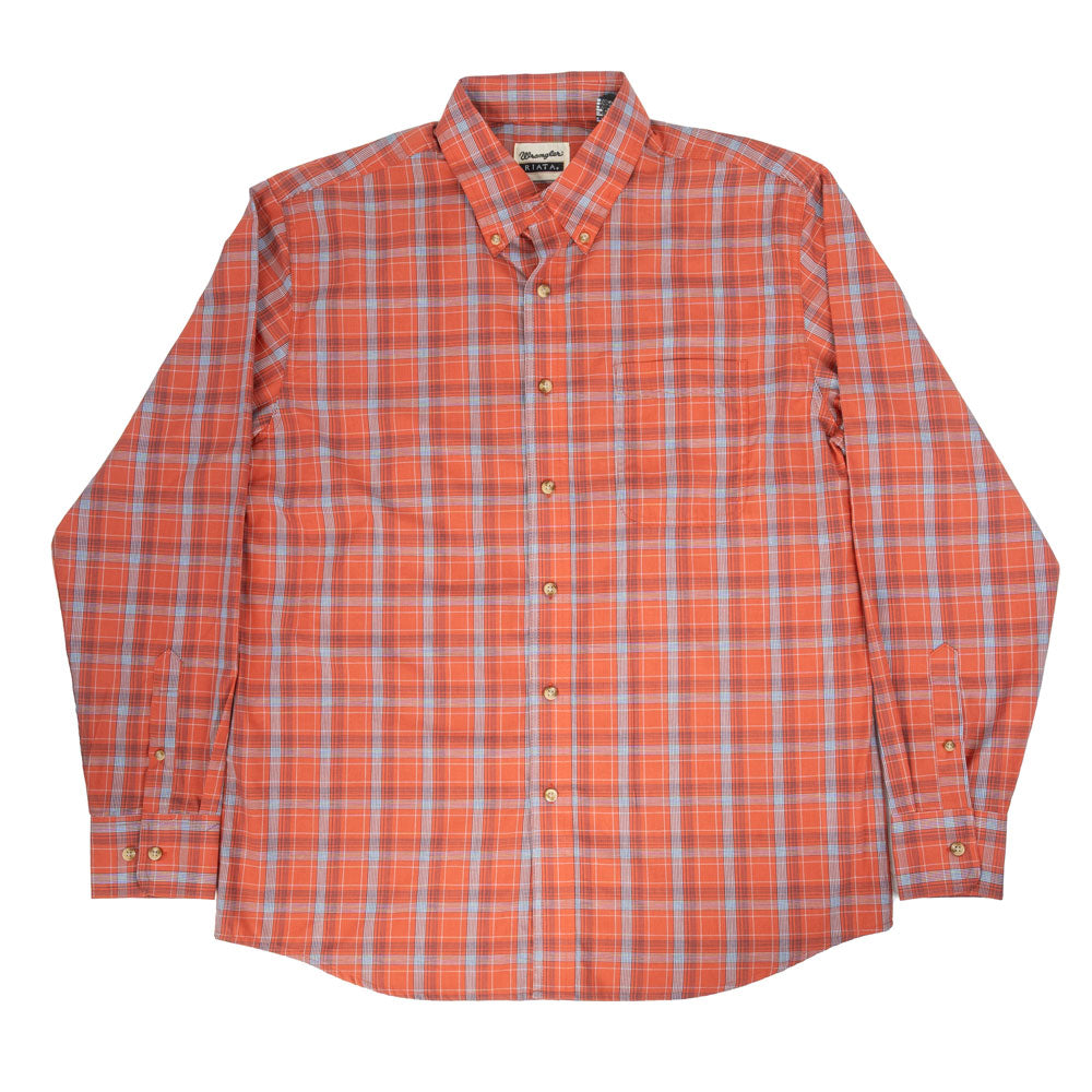 Wrangler Men's Riata Button Down Shirt MEN - Clothing - Shirts - Long Sleeve Wrangler
