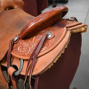 14" USED TESKEY'S RANCH SADDLE Saddles TESKEY'S SADDLERY LLC