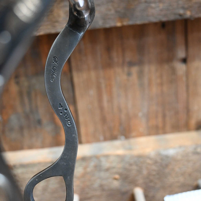 S. White Silver Mounted Solid Port Bit