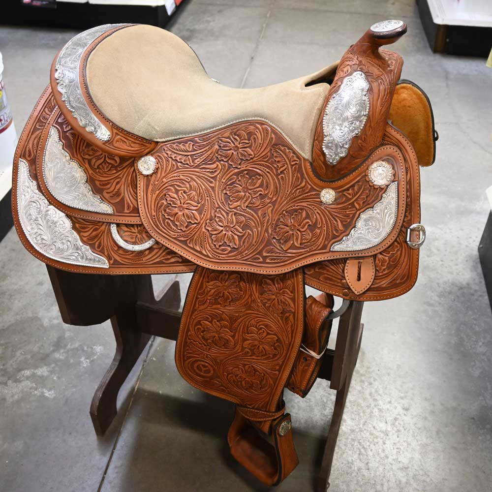 16" USED CIRCLE Y REINING SADDLE