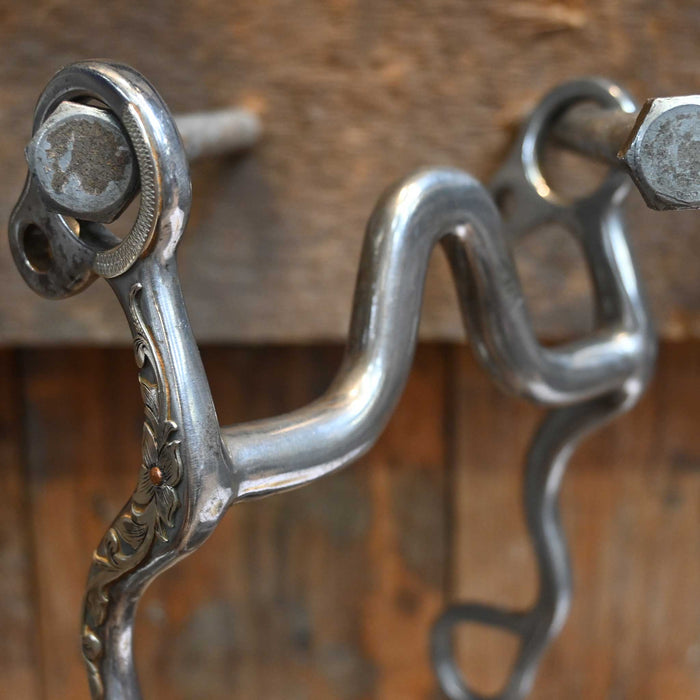 Cody Jack Silver Mounted Solid Port Bit