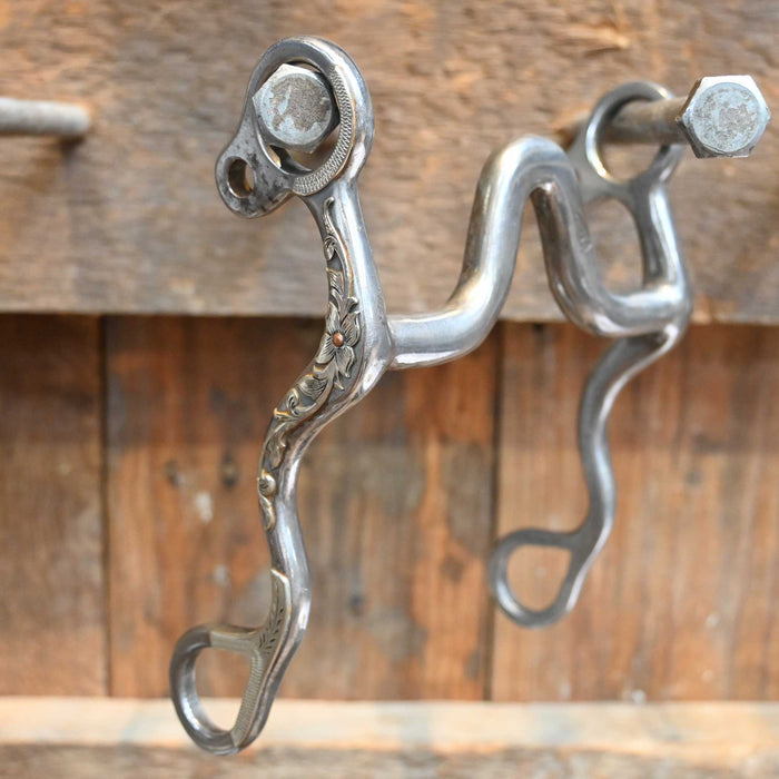 Cody Jack Silver Mounted Solid Port Bit