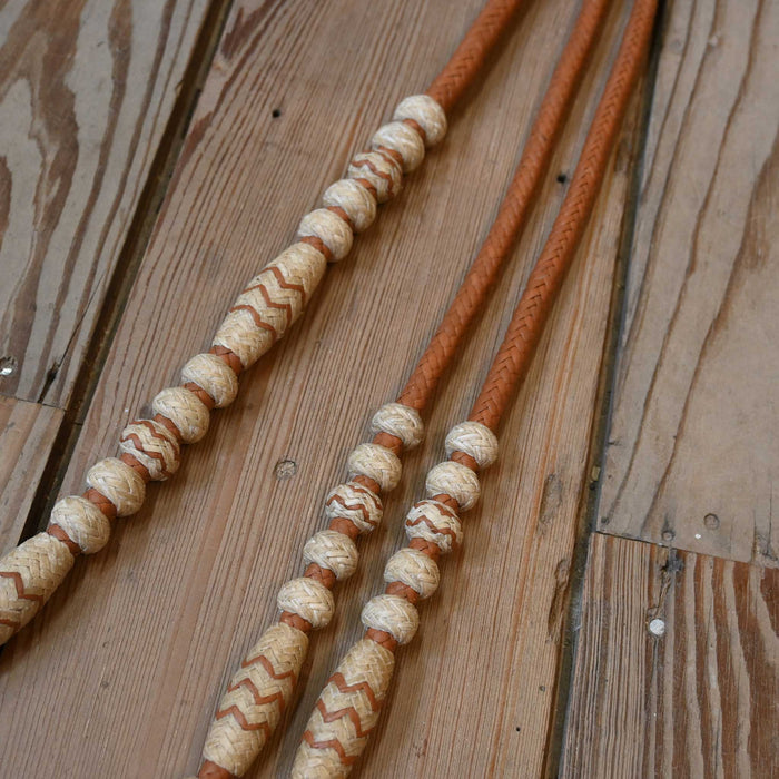 Jose Ortiz Handmade Rawhide Romel Reins