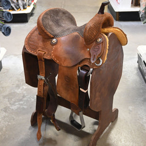 14" USED JEFF SMITH BARREL SADDLE Saddles - Used Jeff Smith