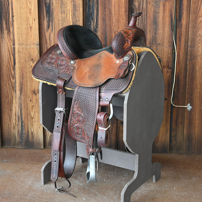 14" USED REINSMAN BARREL SADDLE