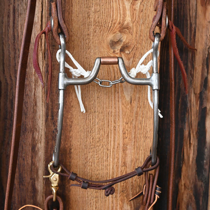 Josh Ownbey Hinge Port Bridle Rig w/Split Ear Headstall Tack - Rigs Josh Ownbey Cowboy Line