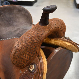 14" USED JEFF SMITH BARREL SADDLE Saddles - Used Jeff Smith