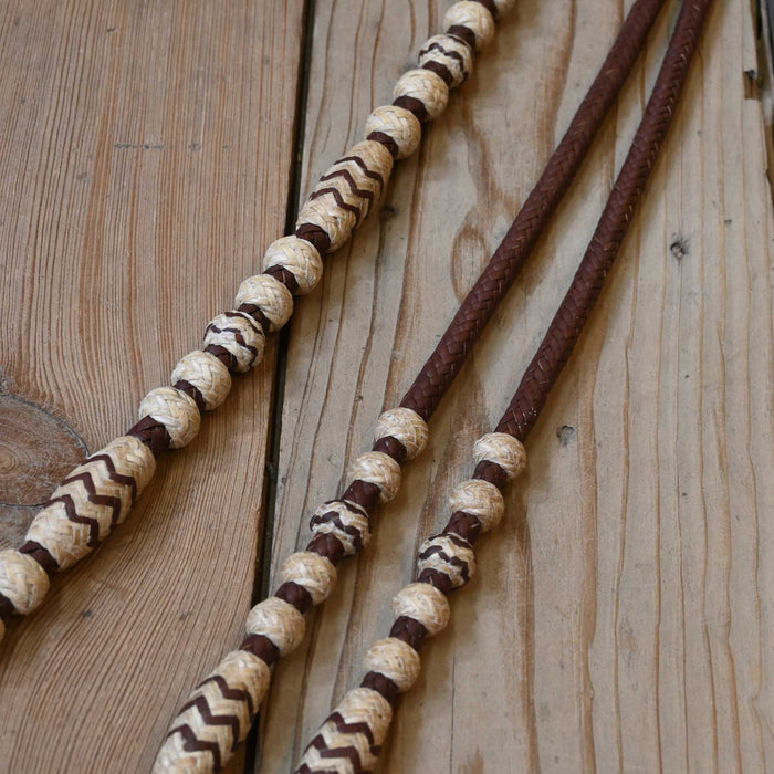 Jose Ortiz Handmade Rawhide Romel Reins