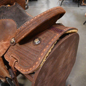 14" USED JEFF SMITH BARREL SADDLE Saddles - Used Jeff Smith