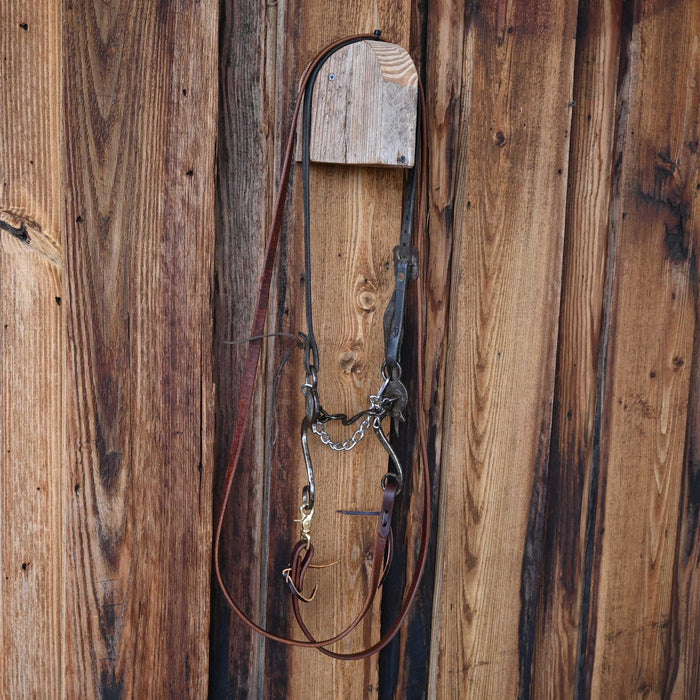 Josh Mardis Ported Chain Bridle Rig w/Split Ear Headstall Tack - Rigs Josh Mardis