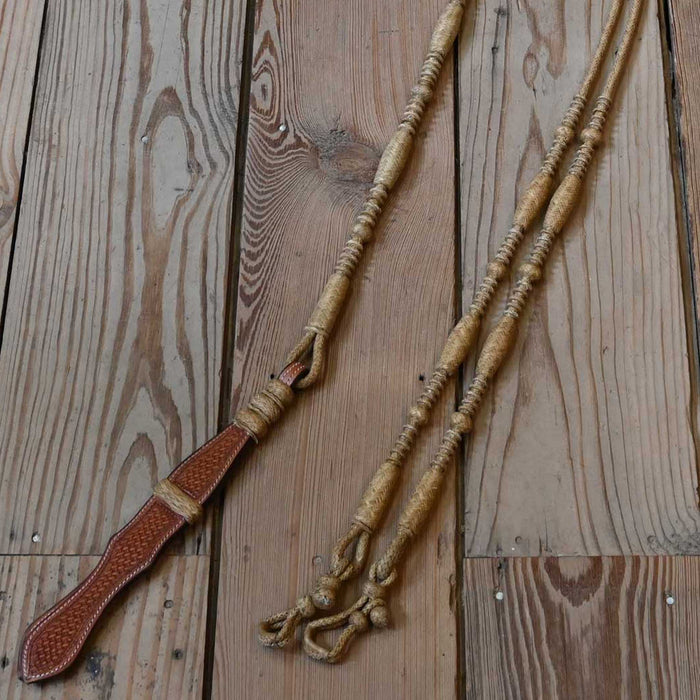 Jose Ortiz Handmade Rawhide Romel Reins