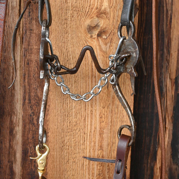 Josh Mardis Ported Chain Bridle Rig w/Split Ear Headstall Tack - Rigs Josh Mardis