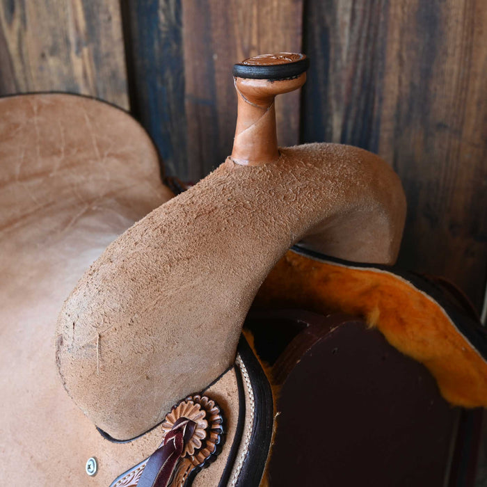 15.5" TESKEY'S PRO CUTTER RANCH CUTTER SADDLE