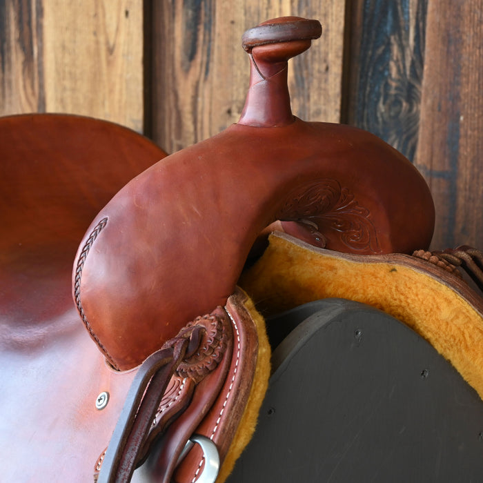 16" USED AUSTIN VALIMONT RANCH CUTTER SADDLE