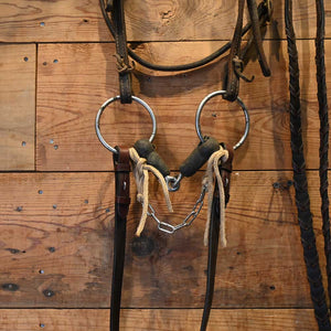 Bridle Rig with Rubber Mouth Snaffle Bit  SBR028 Sale Barn MISC   