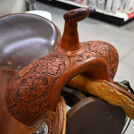 16" USED BOB'S CUSTOM TED ROBINSON CUTTING SADDLE Saddles - Used BOBS CUSTOMS
