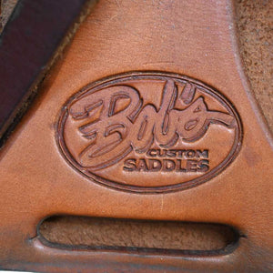 16" USED BOB'S CUSTOM TED ROBINSON CUTTING SADDLE Saddles BOBS CUSTOMS   