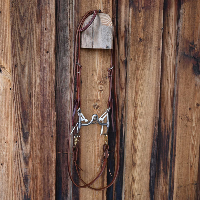 Jim Edwards Solid Port Bridle Rig w/Single Ear Headstall Tack - Rigs Jim Edwards