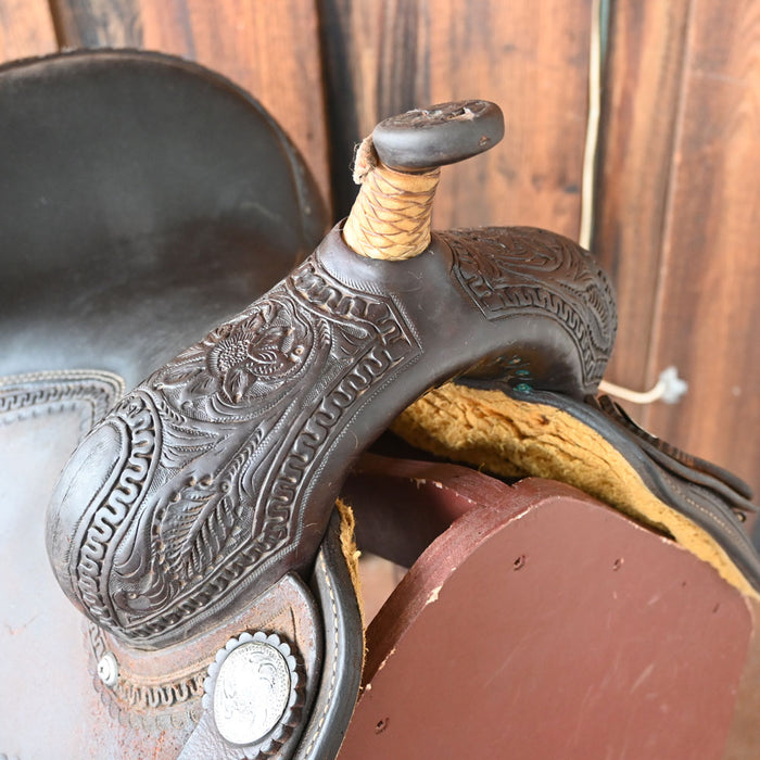 14" USED BARREL SADDLE Saddles - Used SHOPMADE