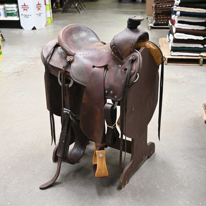15" USED OLIVER RANCH SADDLE