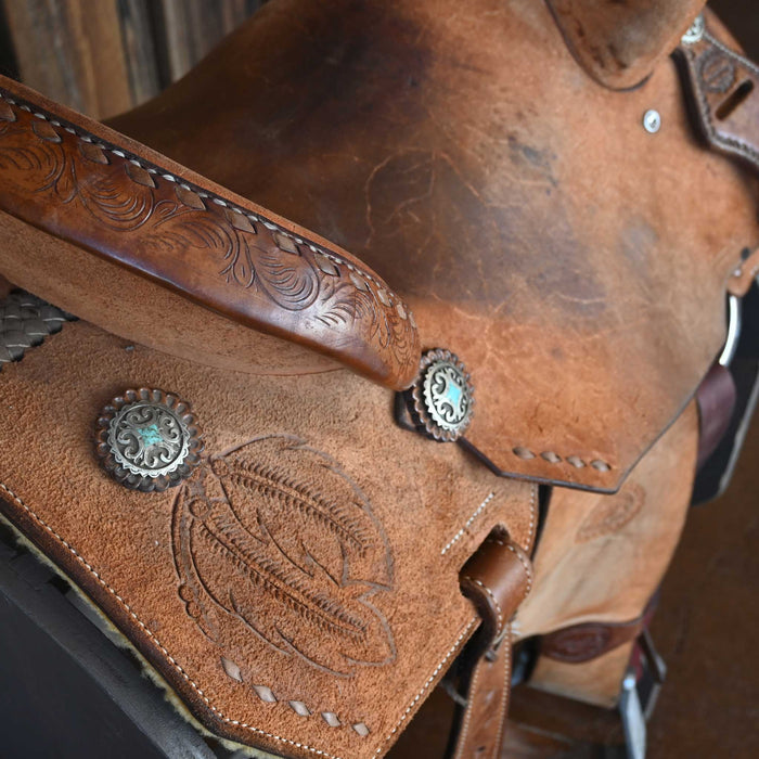13.5" USED TESKEY'S BARREL SADDLE