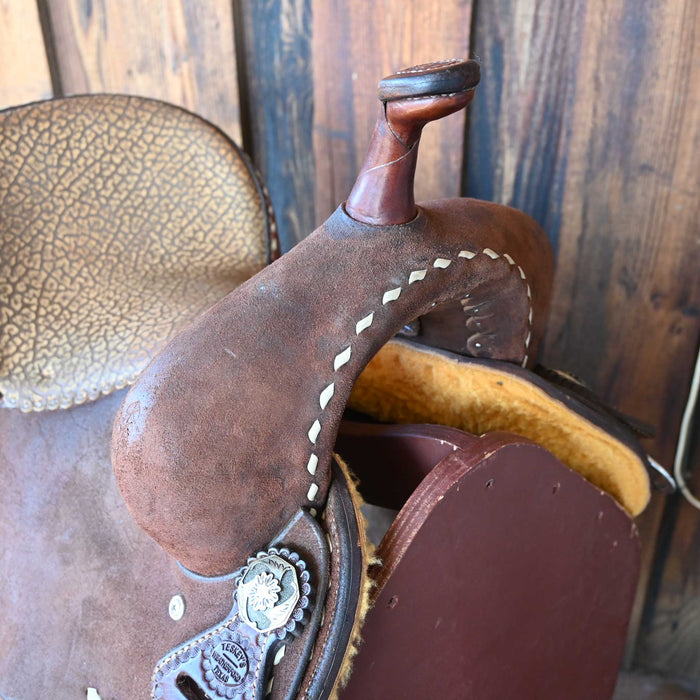 14" USED TESKEY'S BARREL SADDLE