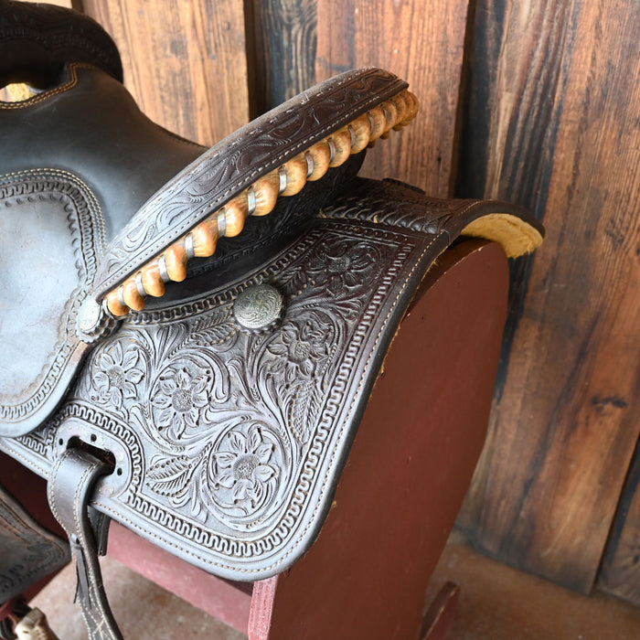 14" USED BARREL SADDLE Saddles - Used SHOPMADE