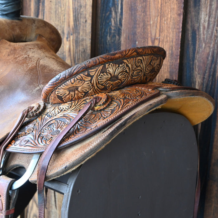 15.5" USED CACTUS RANCH SADDLE