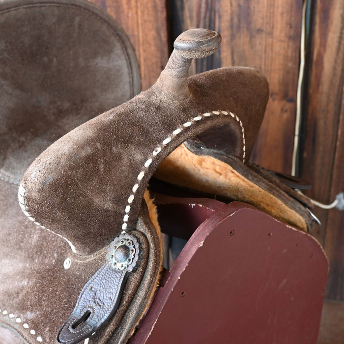 14" USED BARREL SADDLE Saddles - Used SHOPMADE