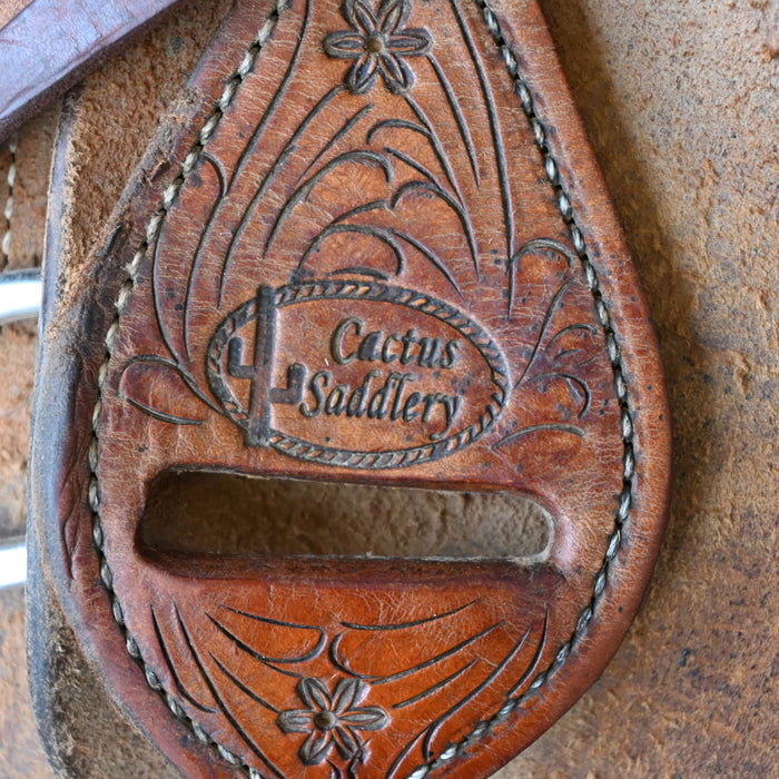 15.5" USED CACTUS RANCH SADDLE