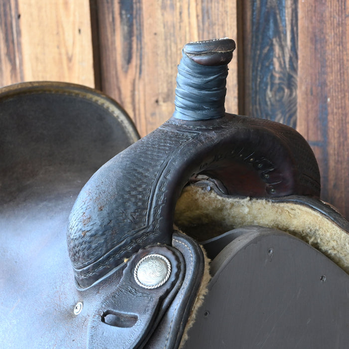 15" USED STANLEY'S RANCH CUTTER SADDLE