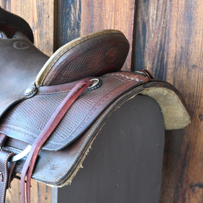 15" USED STANLEY'S RANCH CUTTER SADDLE