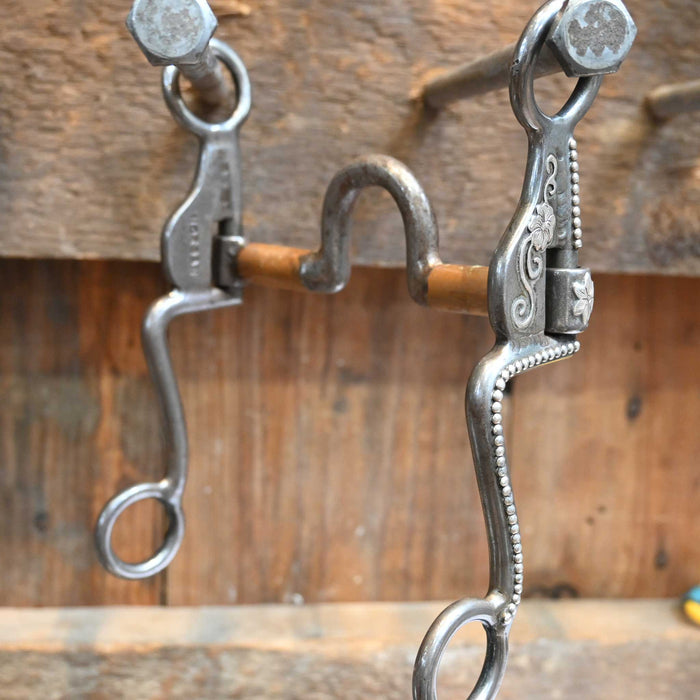 Morgan #076 Silver Mounted Solid Port  Bit