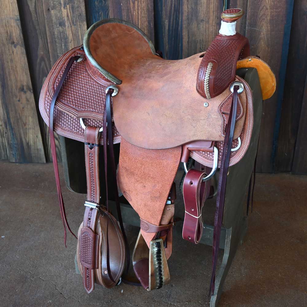 15.5" TESKEY'S RANCH ASSOCIATION SADDLE Saddles Teskey's Saddlery