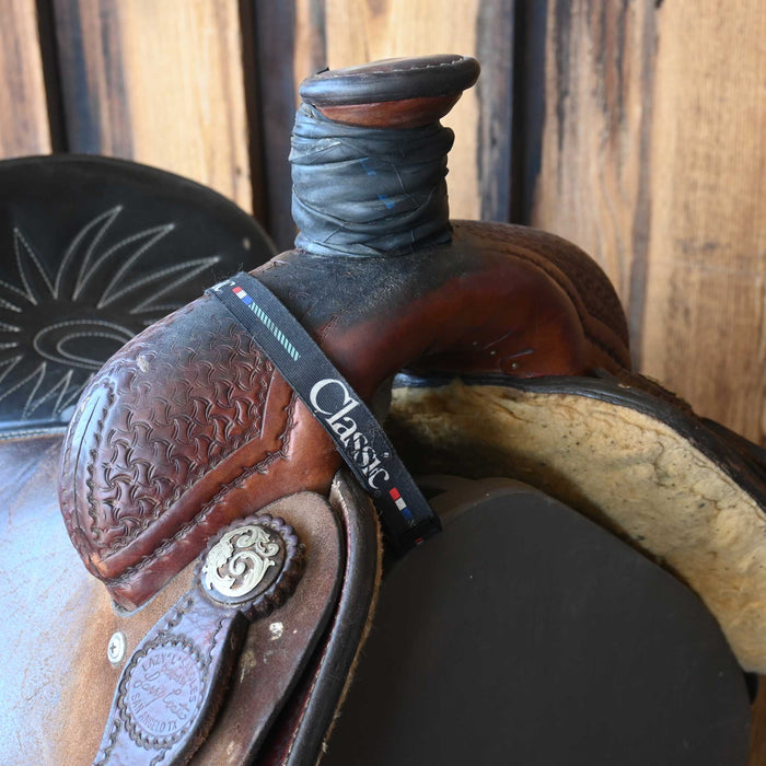 14.5" USED COATS TEAM ROPING SADDLE
