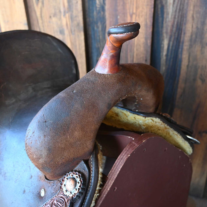 13.5" USED TESKEY'S BARREL SADDLE