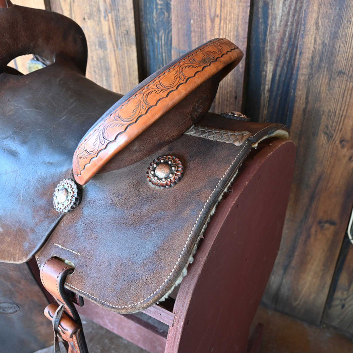 13.5" USED TESKEY'S BARREL SADDLE