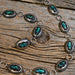 Vintage Sterling Silver Abalone Concho Belt Collectibles MISC