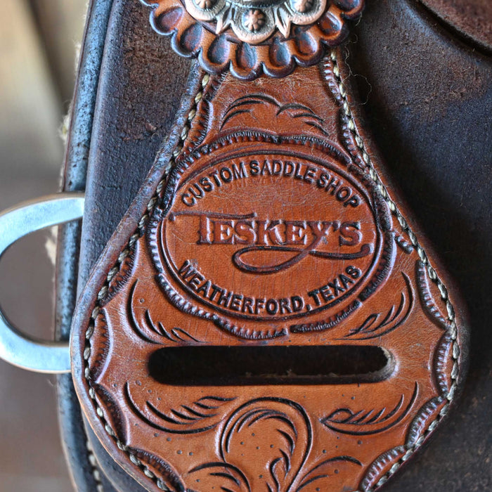 13.5" USED TESKEY'S BARREL SADDLE