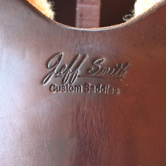 17.5" USED JEFF SMITH CUTTING SADDLE Saddles - Used Jeff Smith