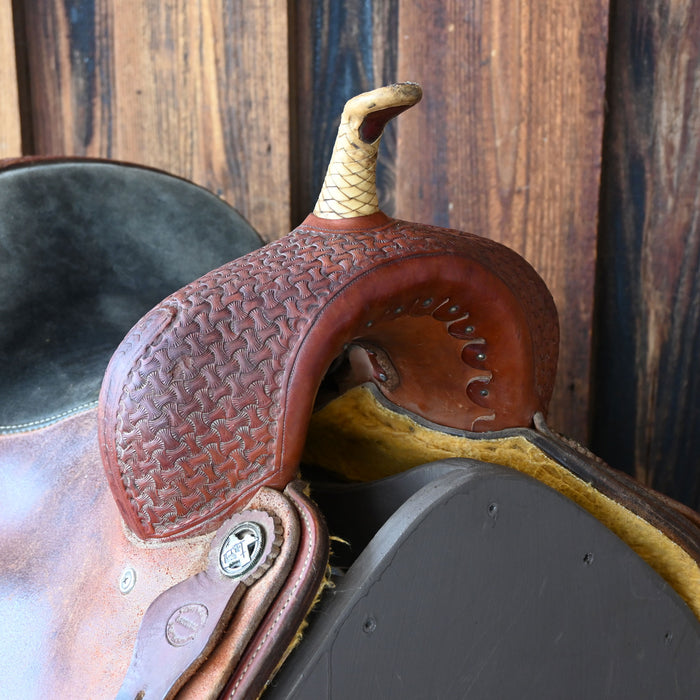 14" USED FORT WORTH BARREL SADDLE