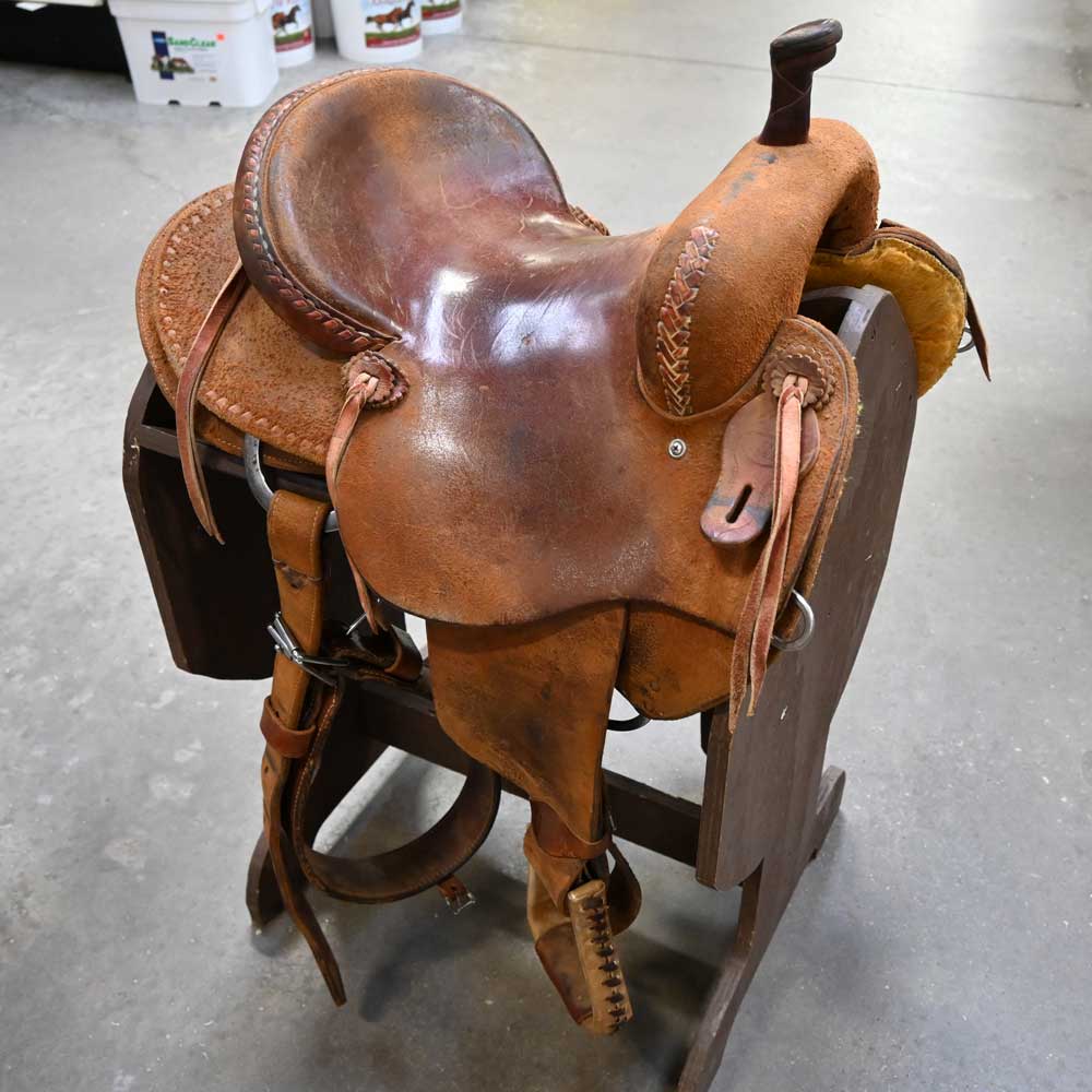 13.5" USED CACTUS BARREL SADDLE Saddles CACTUS SADDLERY   