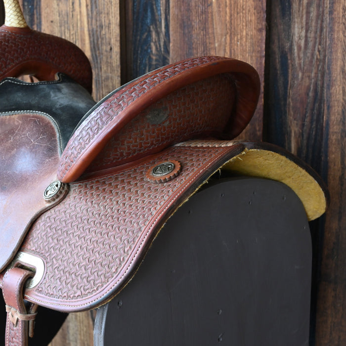 14" USED FORT WORTH BARREL SADDLE