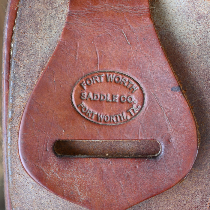 14" USED FORT WORTH BARREL SADDLE