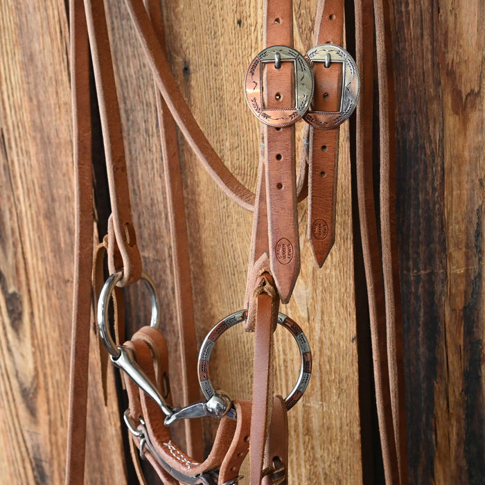 Luke Spraberry Copper & Silver Mounted O-Ring Rig w/ Craig Lewis Leather