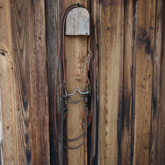 Jeff Payne Solid Port Bridle Rig w/Split Ear Headstall Tack - Rigs Jeff Payne