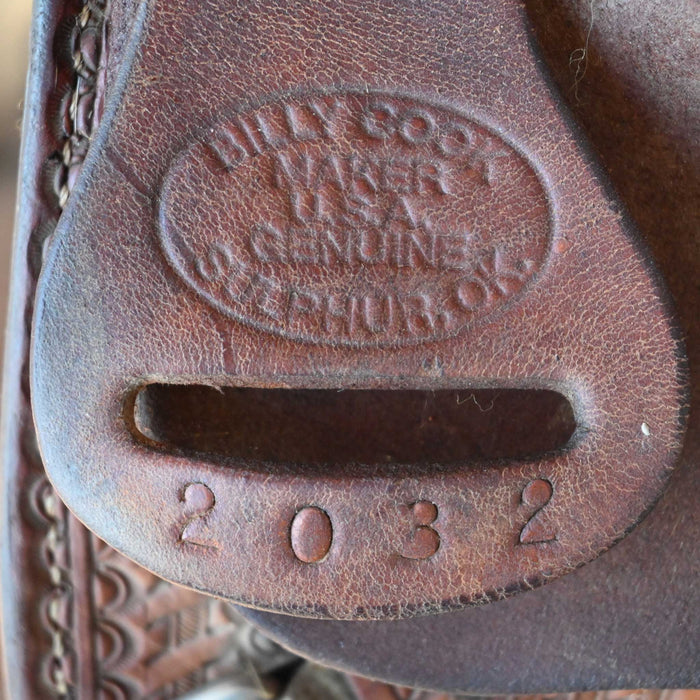 13.5" USED BILLY COOK BARREL SADDLE