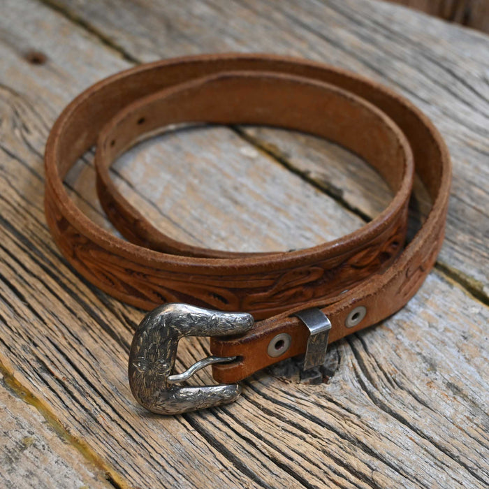 Vintage Sunset Trails 3pc Buckle on Jedlickas 28" Belt Collectibles Sunset Trails
