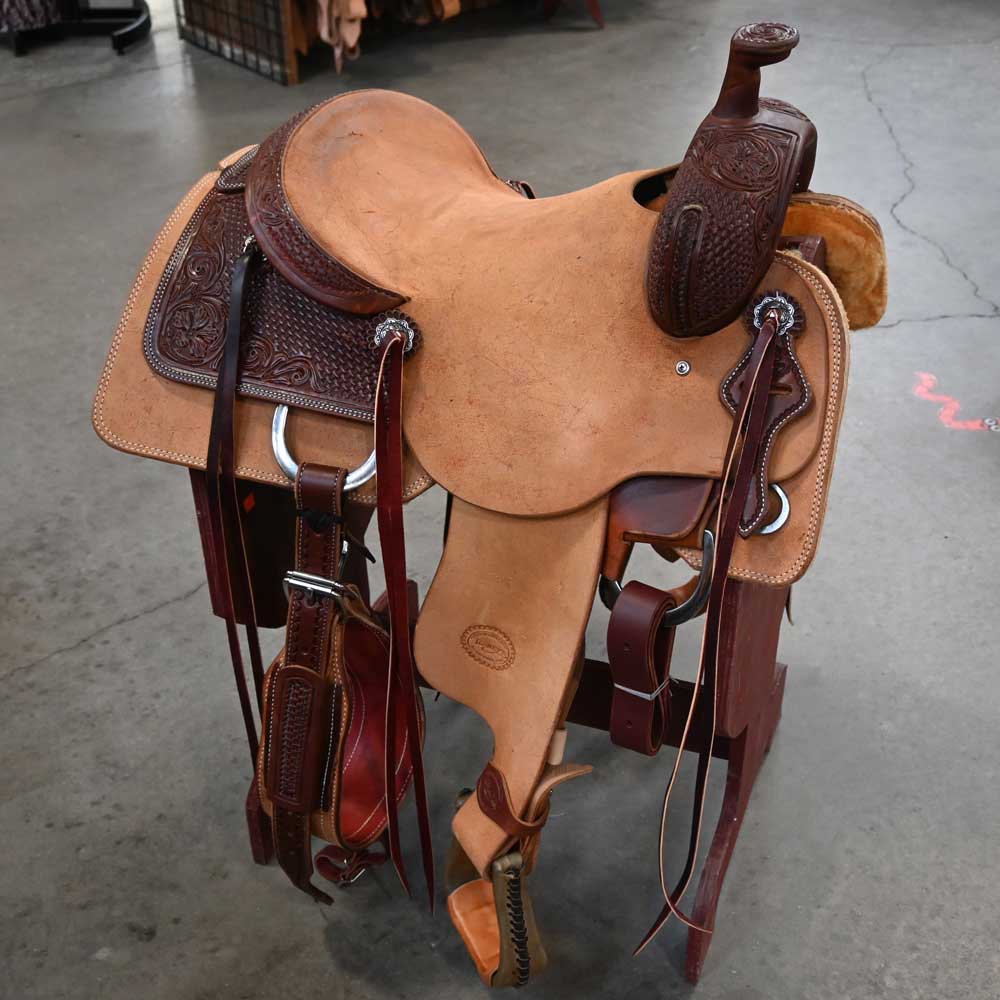 15" TESKEY'S RANCH CUTTER SADDLE Saddles Teskey's Saddlery